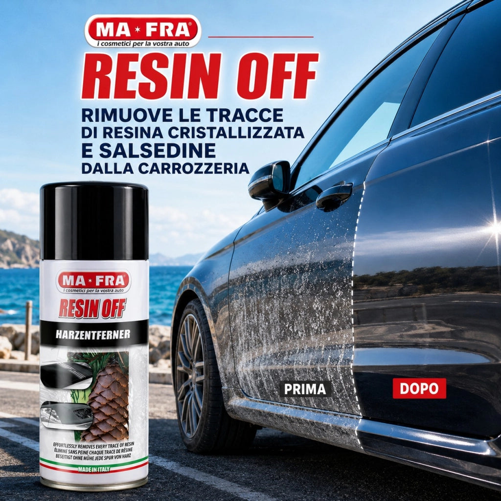 Mafra resin off rimuove tracce di resina e salsedine dalla carrozzeria 250 ml