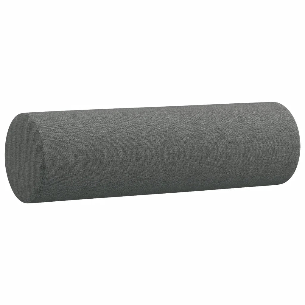 Divano a 3 Posti con Cuscini-Sofa 3 Posti con Cuscini Grigio Scuro 180 cm in Tessuto 613140