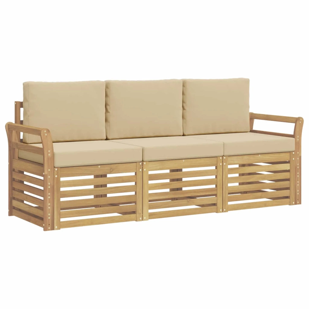 Set divani Legno di Acacia Massello 3391318