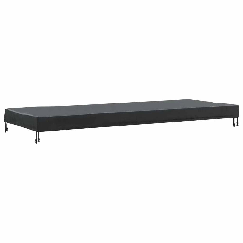 Copertura Tavolo Tinta unita Nero 242 x 102 x 15 cm Tessuto 4106126