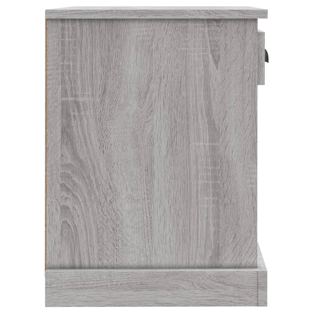 Comodino | Armadio da Notte | Mobiletto da notte Grigio Sonoma 43x36x50 cm