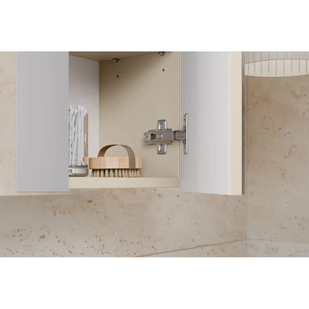 Mobile da bagno ERMANO con porte a specchio - L60 x H70 x P20 - Da appendere