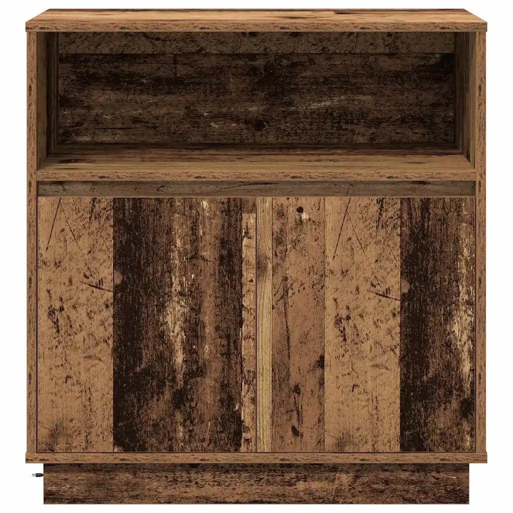 Madia LED Legno vecchio 71 x 34,5 x 75 cm Legno multistrato 869656