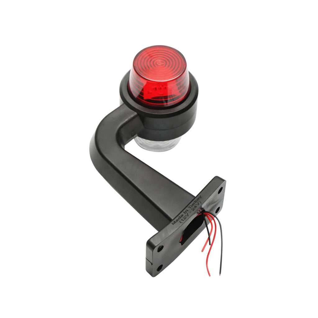 Set di lampade laterali  con LED, 12-24V, rosso-bianco, Breckner Germany, modello FR0147R/W.