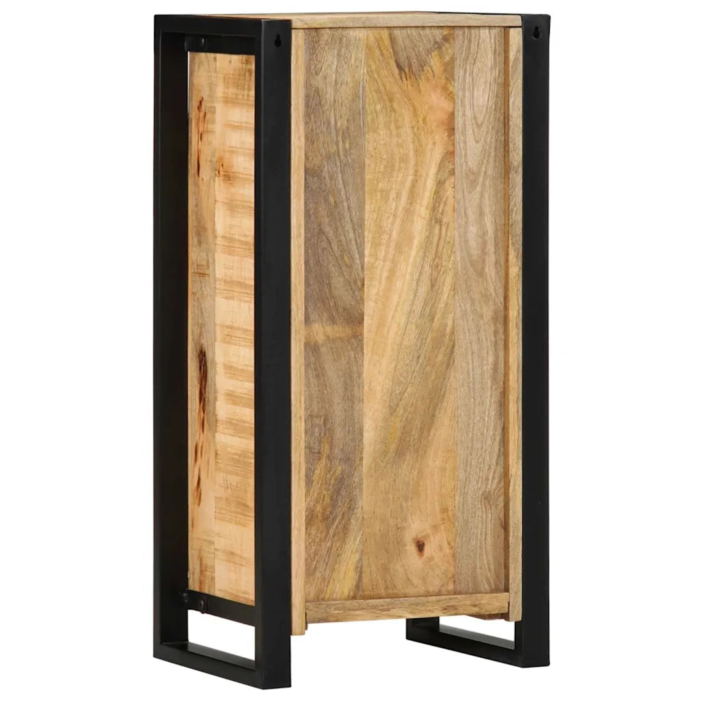 Comodino | Armadio da Notte | Mobiletto da notte Marrone Legno massello di mango