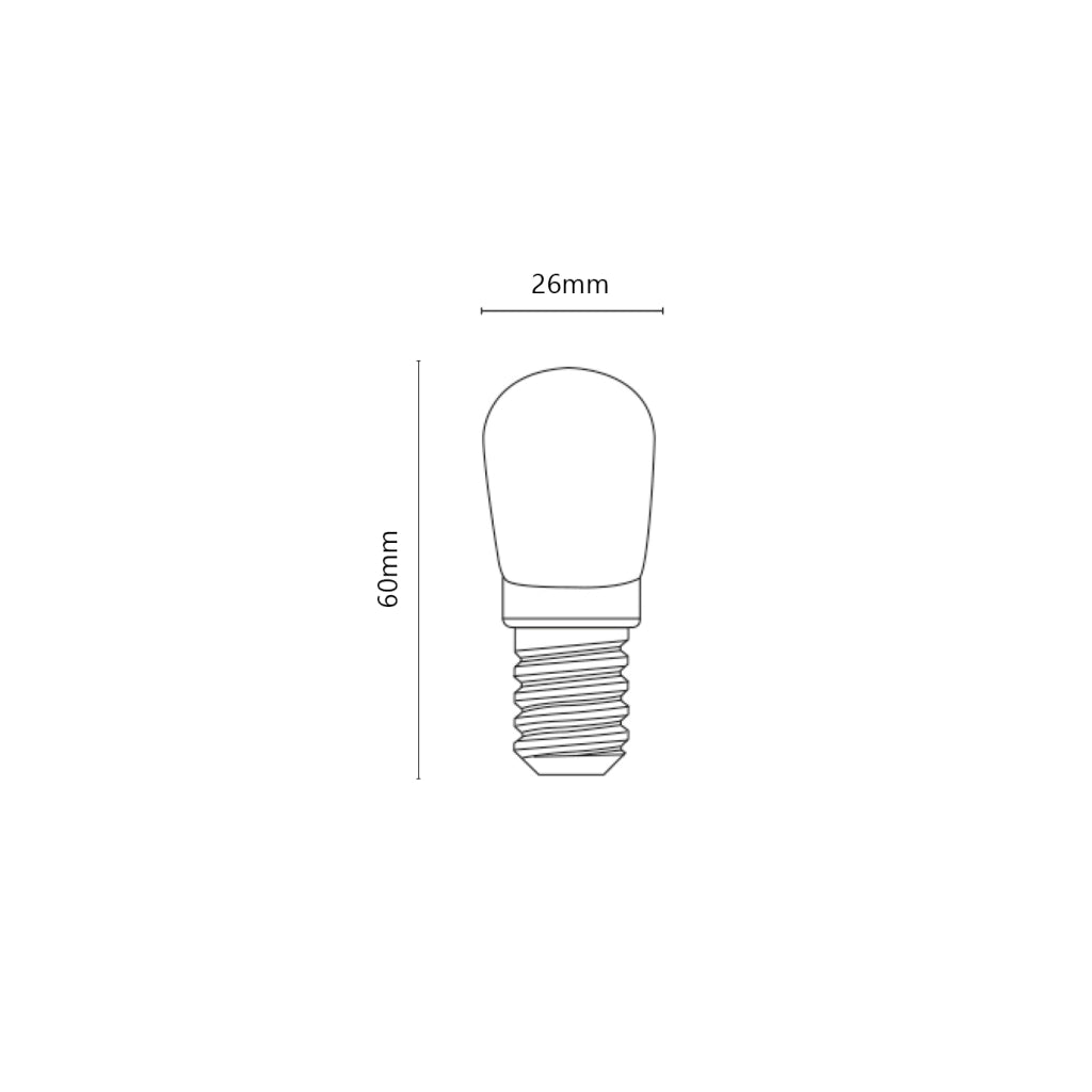 Lampadina a led T26 3,5W 4000K