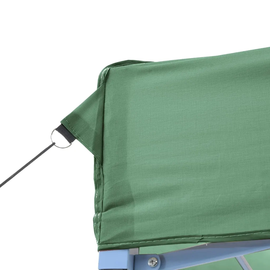 Tendone per Feste Pieghevole Pop-Up con 2 Pareti Verde 4004992