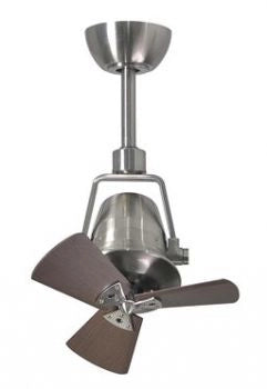 Vam Ventilatore a soffitto per spazi piccoli LIMA 43 cm con telecomando pala in legno naturale
