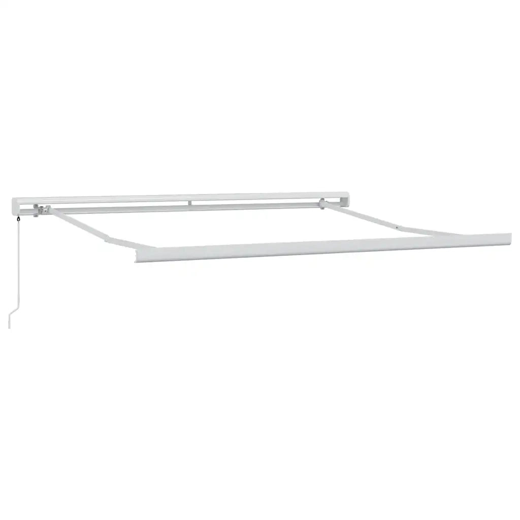 Tenda da Sole Antracite e Bianca 3x2,5 m Tessuto e Alluminio 3216123
