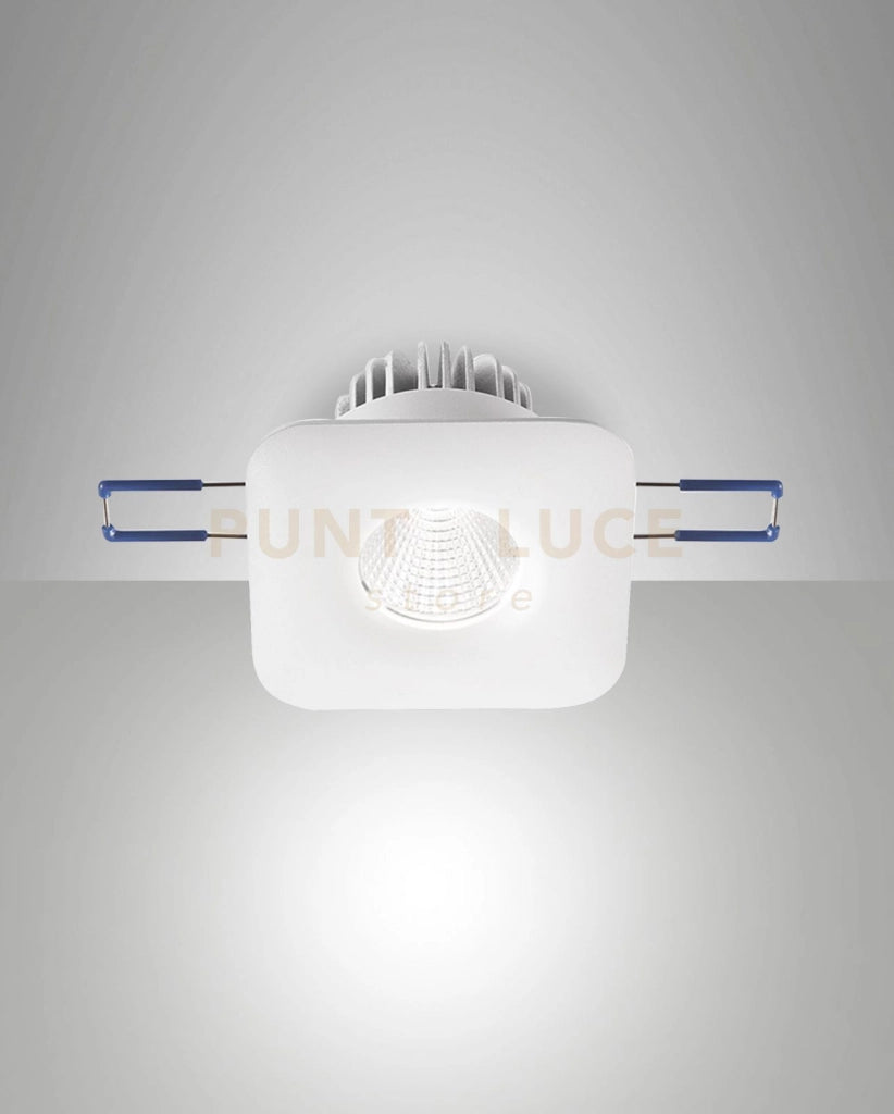 SIGMA SYSTEM INCASSO BIANCO QUADRATO FISSO A LED 7W 3000K 800LM IP40
