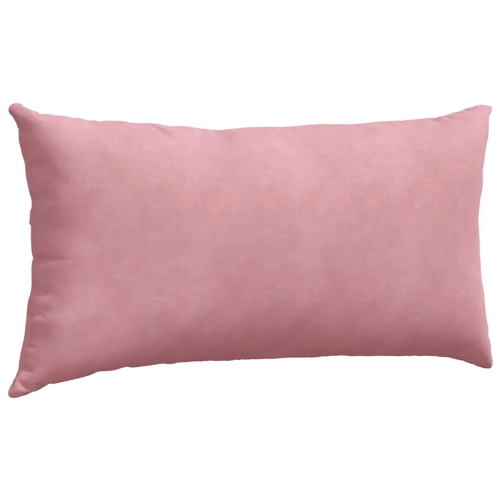 Cuscini da Divano 2 pz | Cuscini per sedie Rosa 80 x 40 cm Tessuto in Cords