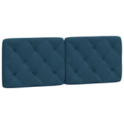 Cuscino Testiera Blu 120 cm in Velluto CFW8710158