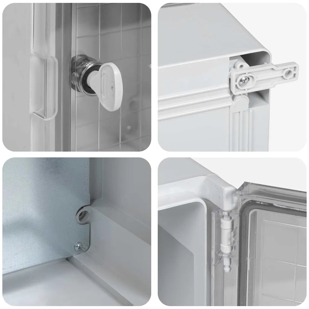 Armadio di Controllo Grigio 28 x 13 x 28 cm Plastica ABS 4106506