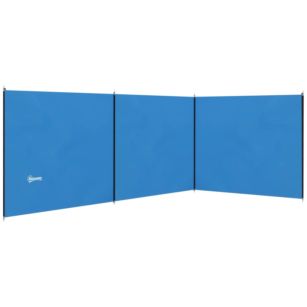 Paravento da giardino ¨C Minimal ¨C 540x150 cm blu