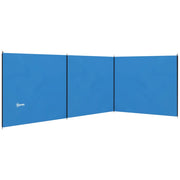 Paravento da giardino ¨C Minimal ¨C 540x150 cm blu