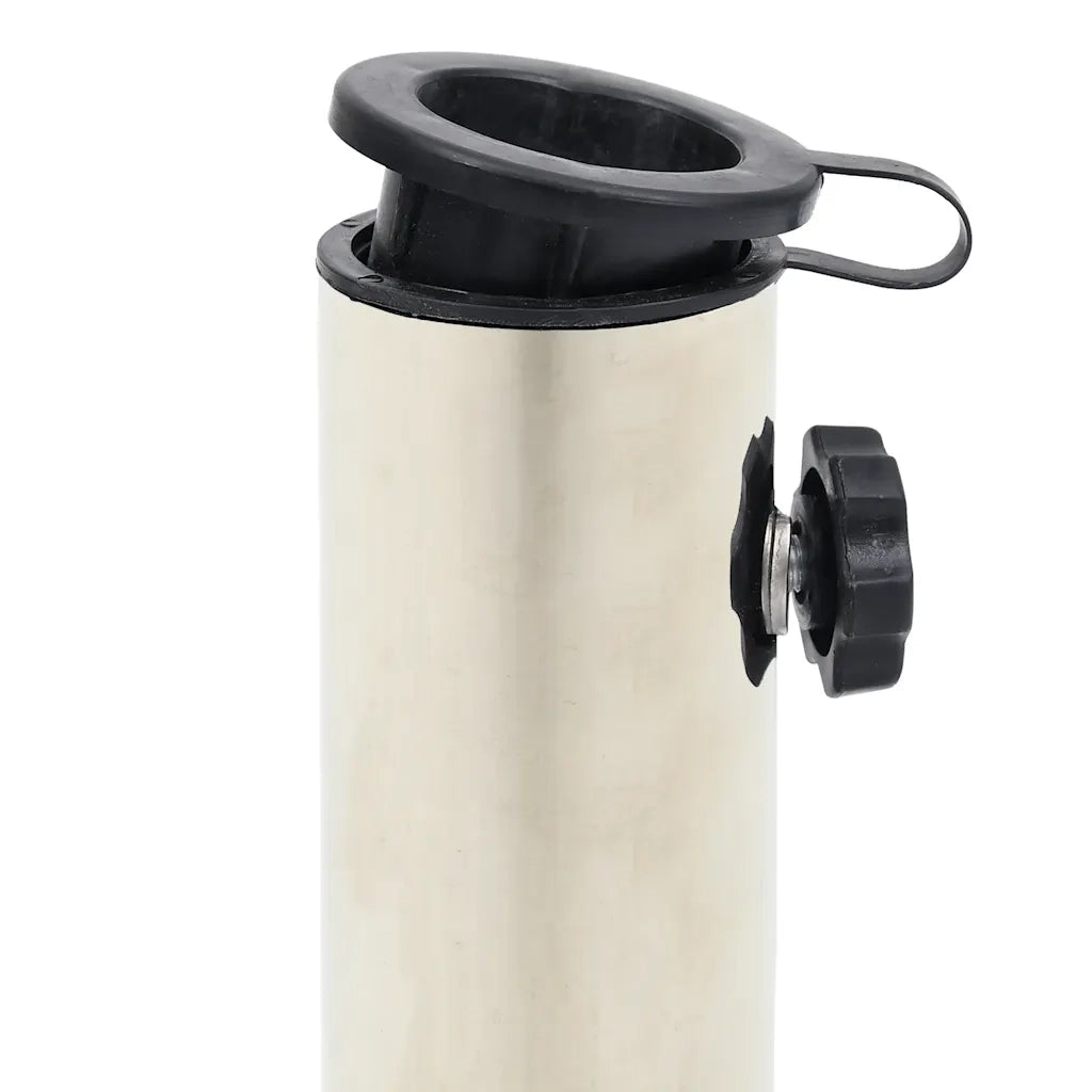 Base per ombrellone-Supporto per ombrellone Nera 40x28x4 cm in Granito