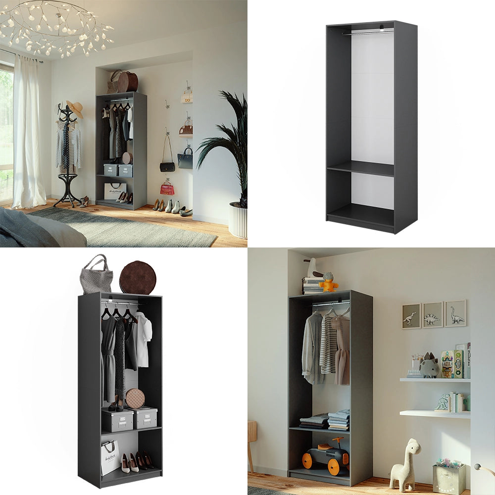 Vicco Armadio Antracite 80 x 200 cm