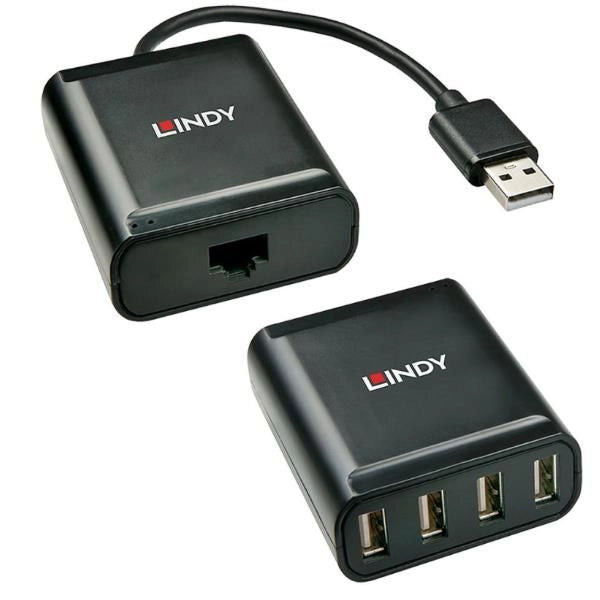 Lindy 42679 hub di interfaccia usb 2.0 nero