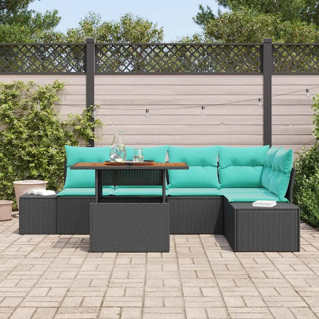 Set Divano da Giardino 6 pz 5-Numero di posti 3349969