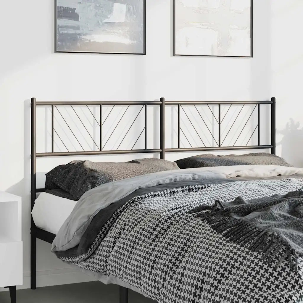 Testiera di Ricambio in Metallo Nero 135 cm 372211