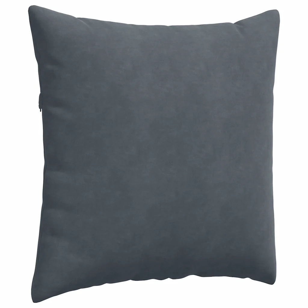 Cuscini da Divano 2 pz-Set di 2 Cuscini per Sofa Grigio scuro 80 x 80 cm 895487