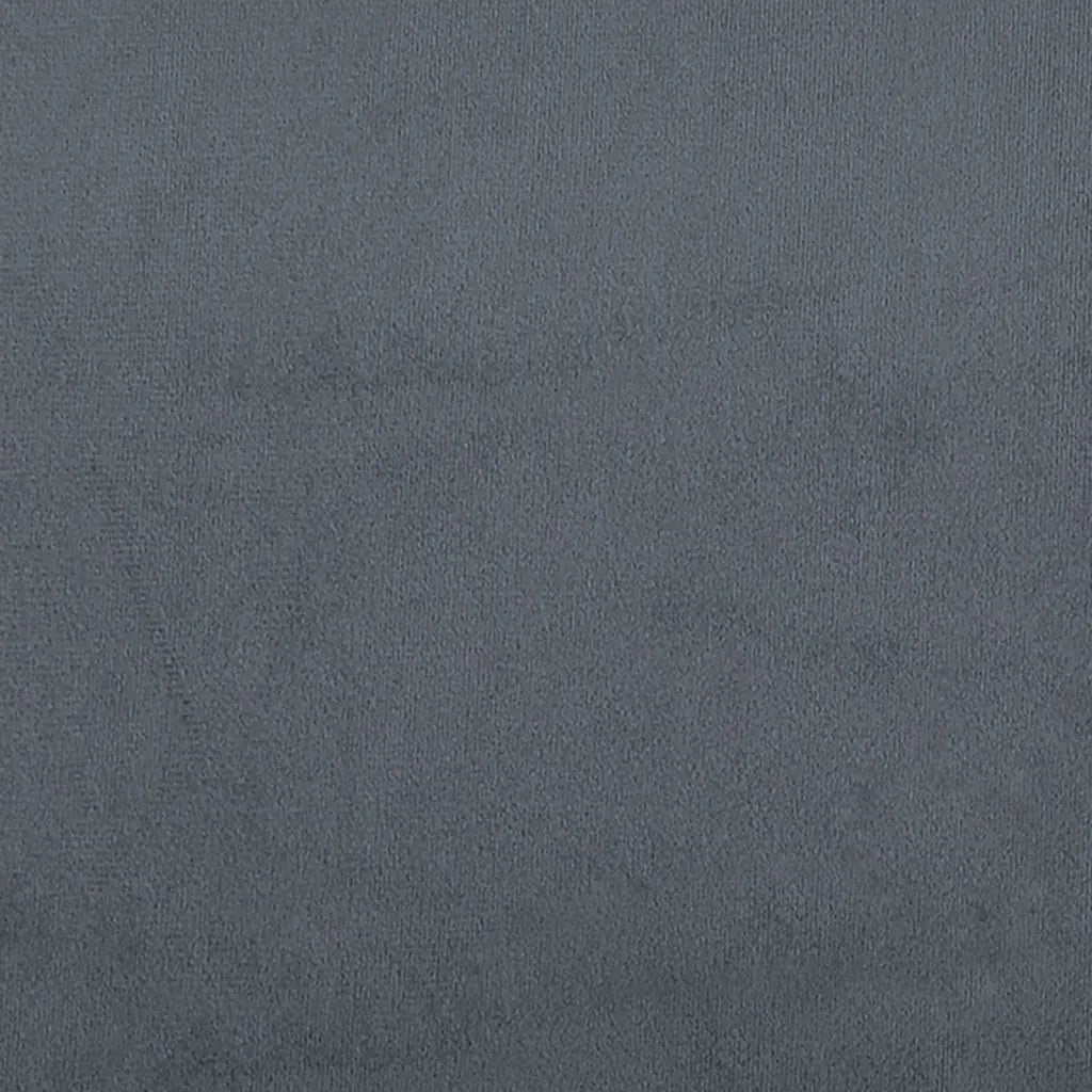 Divano a 2 Posti grigio scuro 120 cm in Velluto 359433