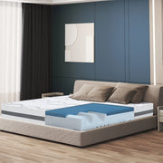 Materasso in Memory Foam Singolo 80x240 Altezza 22 cm | Rigidità media/alta | Tessuto Anallergico e Traspirante | Proprieta' Ortopediche Automodellanti | Prodotto in Italia