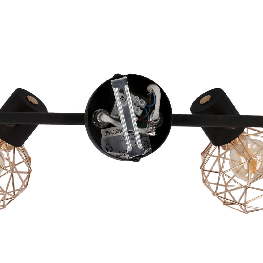 Plafoniera a barra Candellux Acrobat rame 2xE14 92-22202
