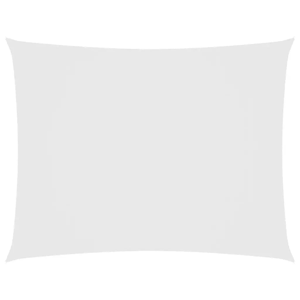 Parasole a vela | Telo Ombra | Vela da ombra Oxford Rettangolare 3x4 m Bianco