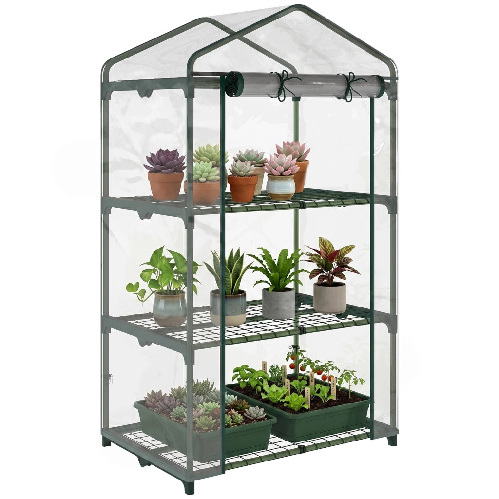 Mini Serra ¨C Minimal ¨C Plastica Trasparente Acciaio 69x49x125cm