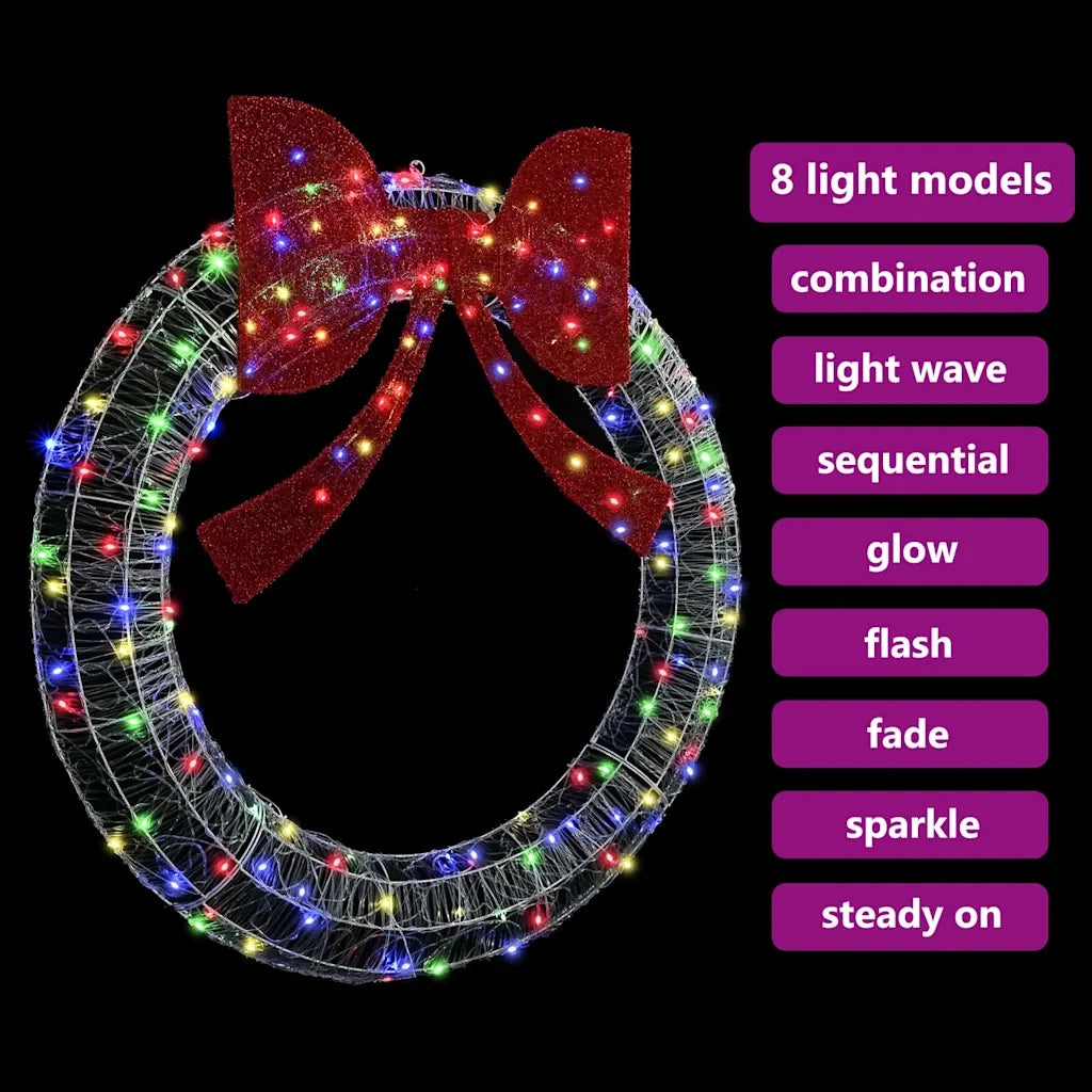 Ghirlanda con 150 LED Multicolore 120 cm Acrilico 42019132