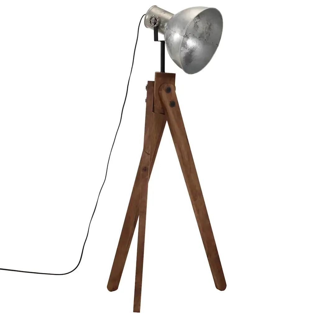 Lampada da Terra 25 W Argento Vintage 45x45x120 cm E27 CFW9349820