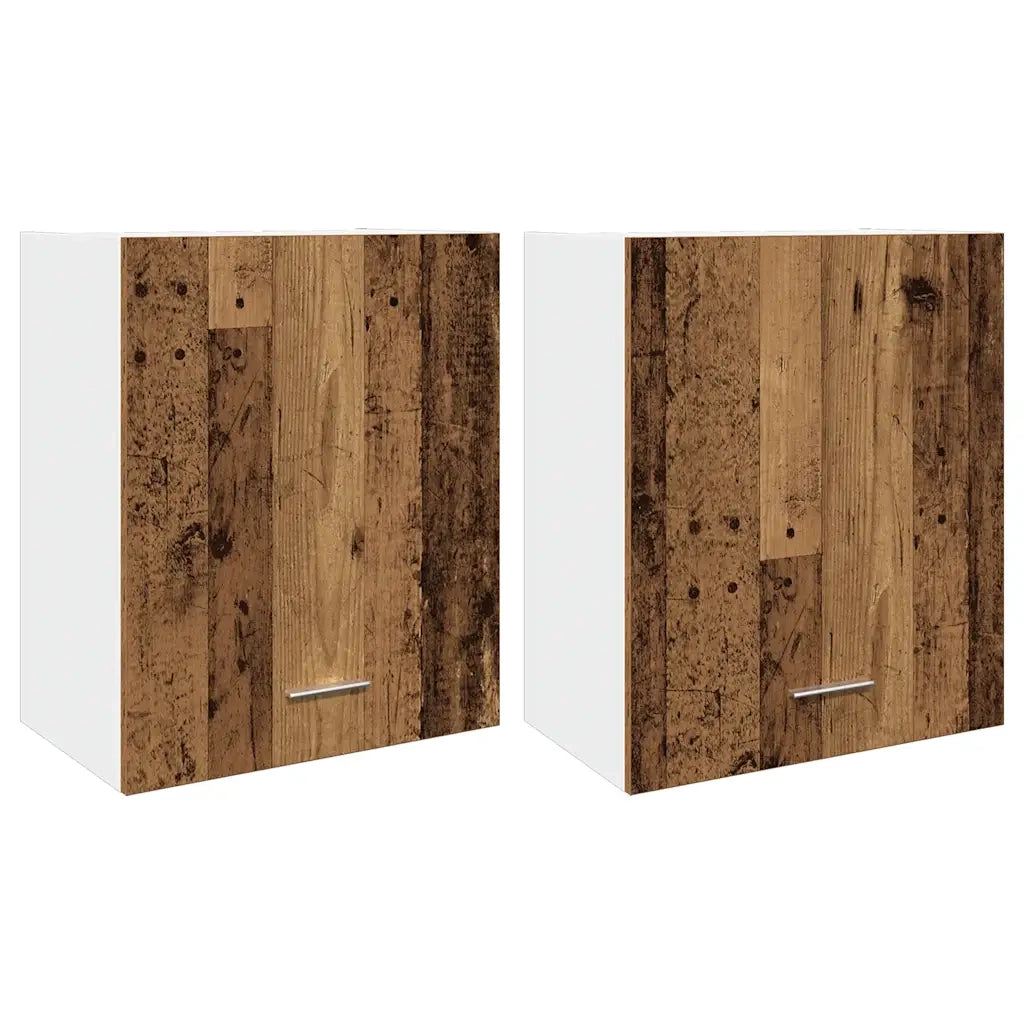 Armadio pensile | Mobili Pensili ¡°Lyon¡± 2 pz Legno Antico 50x31x60 cm