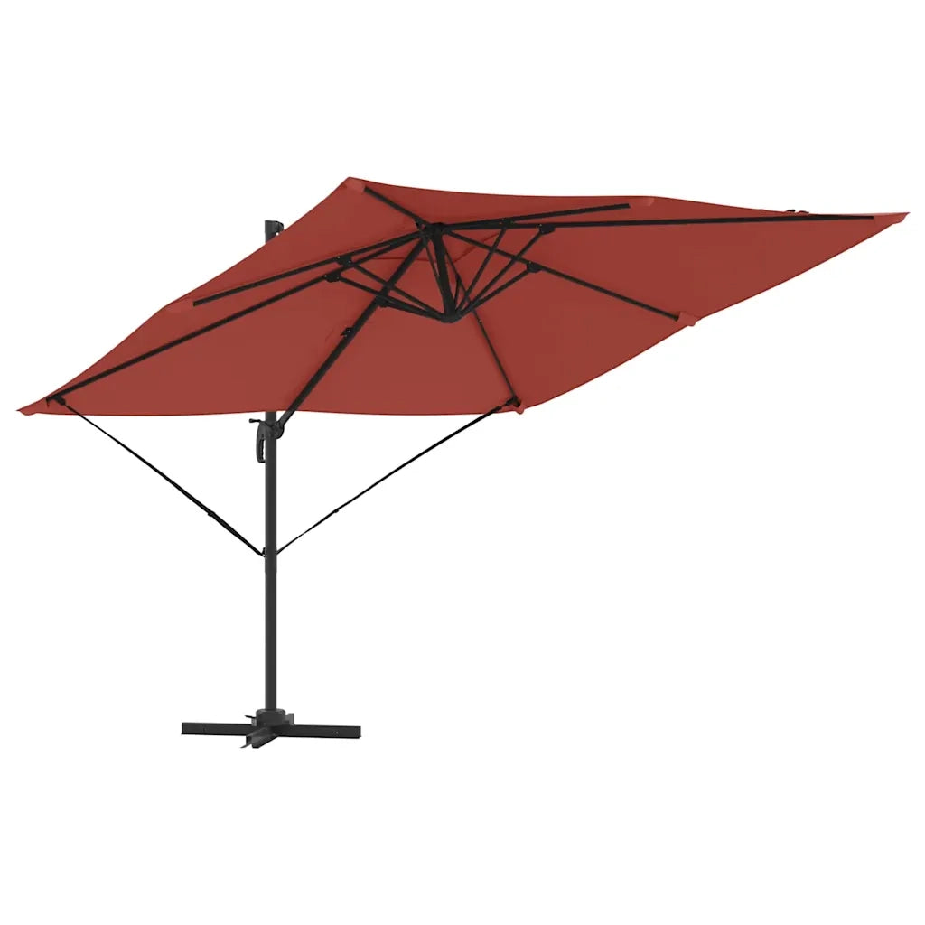Parasol Roma Rosso 286 x 284 x 265 cm Alluminio e Poliestere 42003342