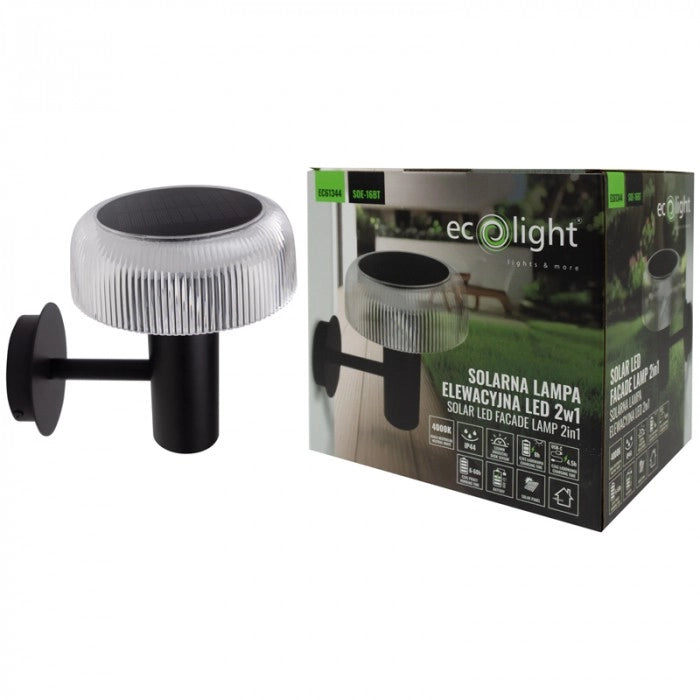 Applique solare 2in1 USB-C LED 2,5W 4000K Ecolight