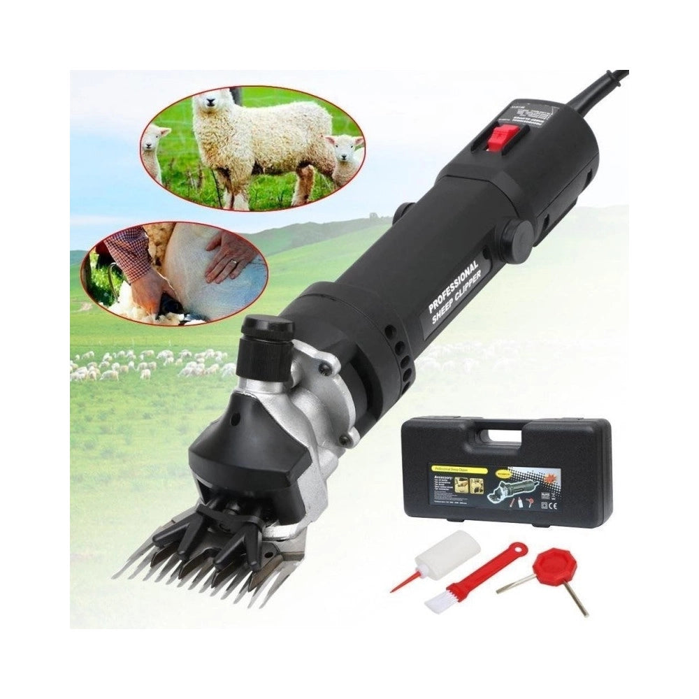 Trade Shop - Tosapecore Macchina Tosatrice 350w Professionale Per Lana Merinos Ovini Capra -