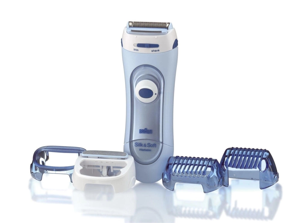 Braun 81653271 Silk-épil LS5-160 Rasoio Elettrico 3 in 1 WetandDry con Accessorio Esfoliante e Rifinitore colore Blu