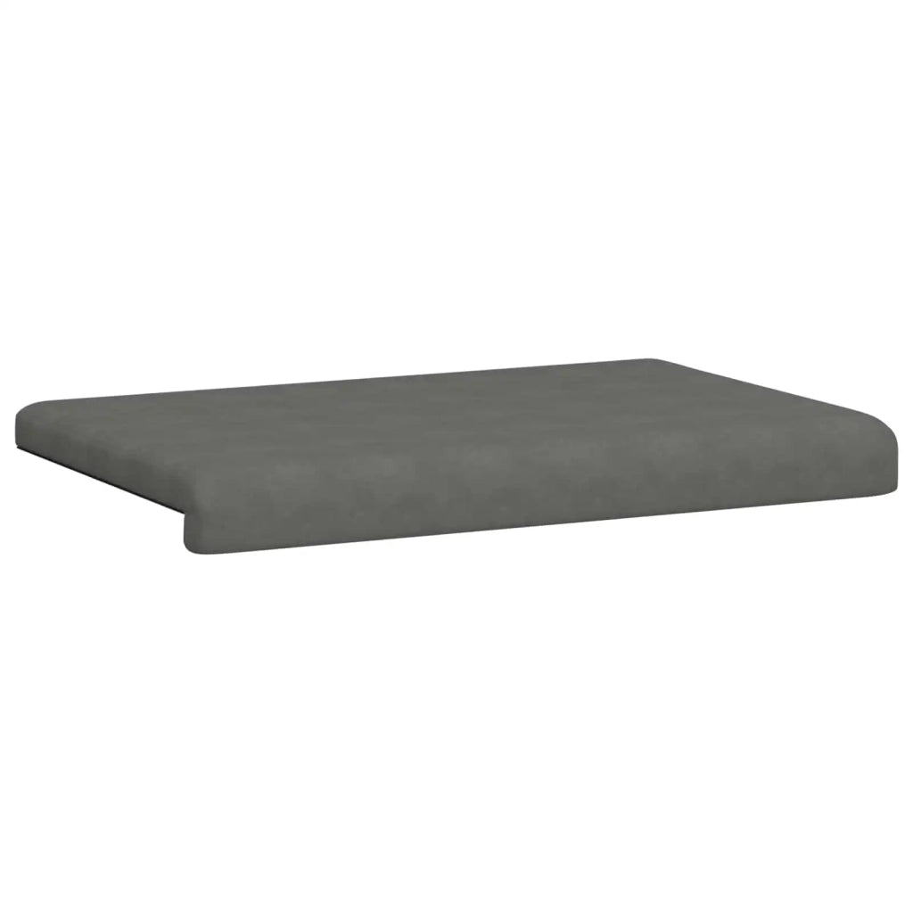 Cuscino per panchina Microfibra Grigio Scuro Profondità 35 cm 42043208