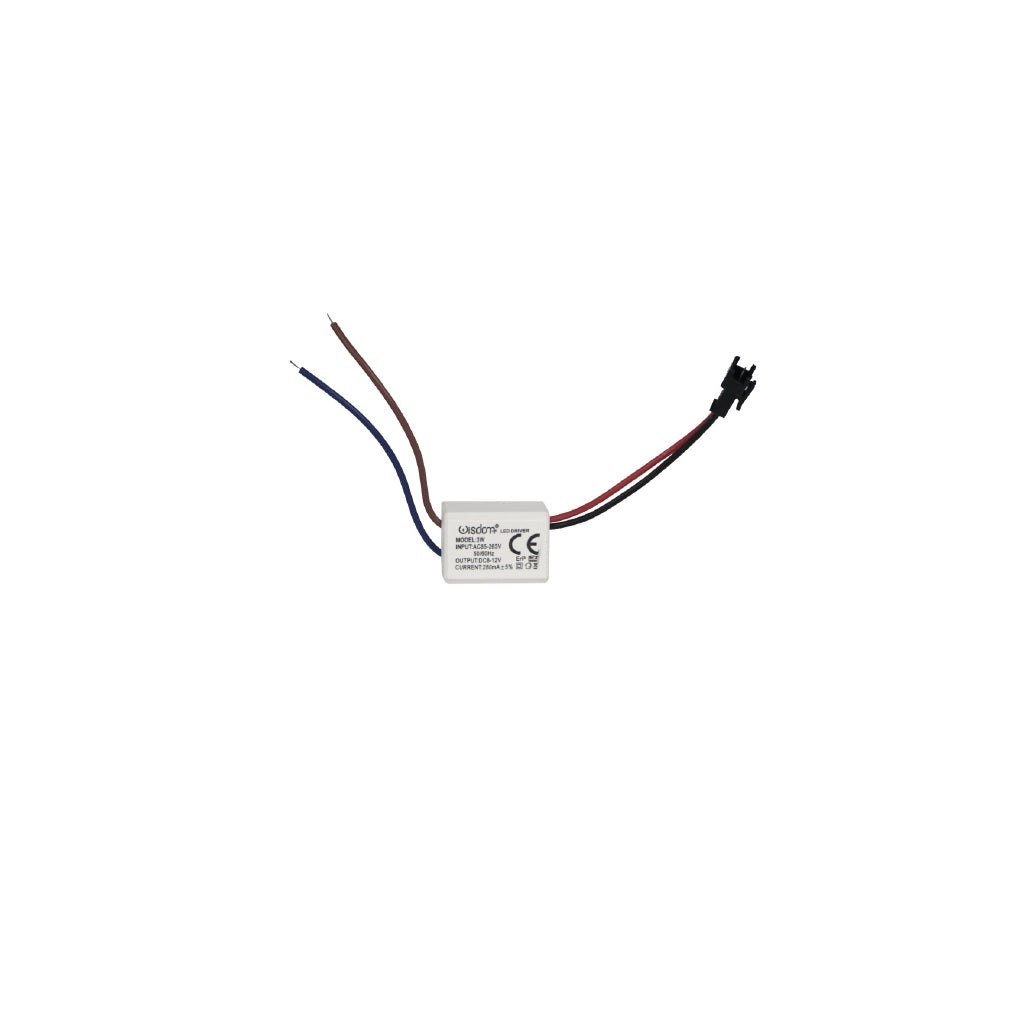 Punto luce led 3w quadrato luce fredda 6000k