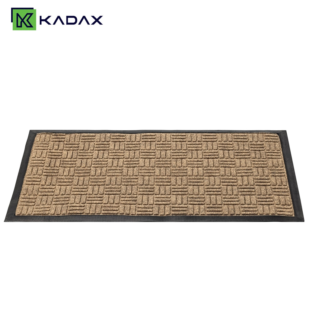 Zerbino d'ingresso KADAX per esterni e interni in gomma, 75x45 cm