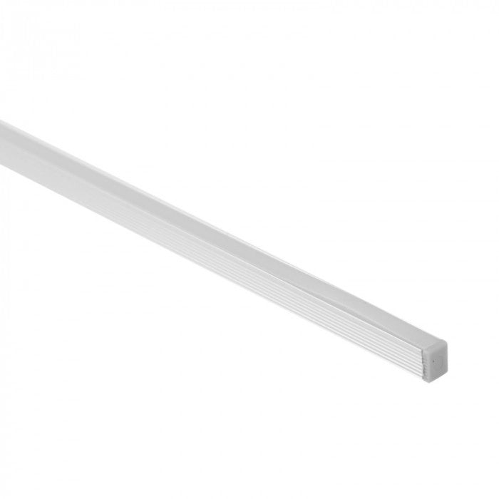 Profilo LED NW01 plafone anodizzato, diffusore opale 1m