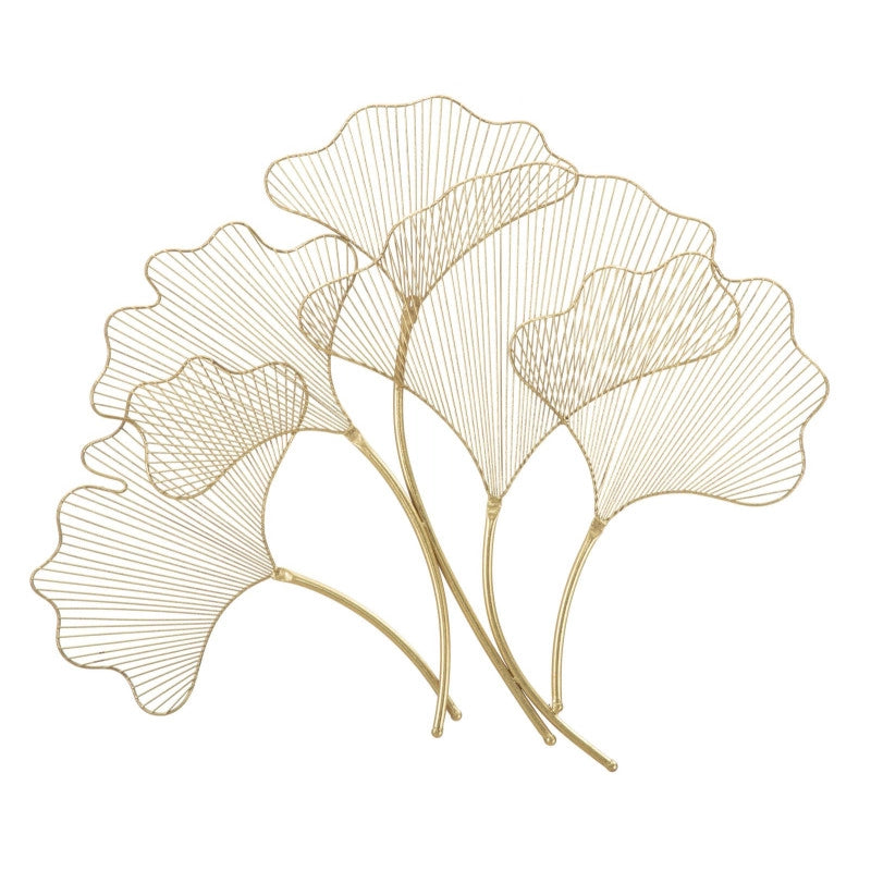 Pannello In Ferro Glam Leaf cm 79x5x68