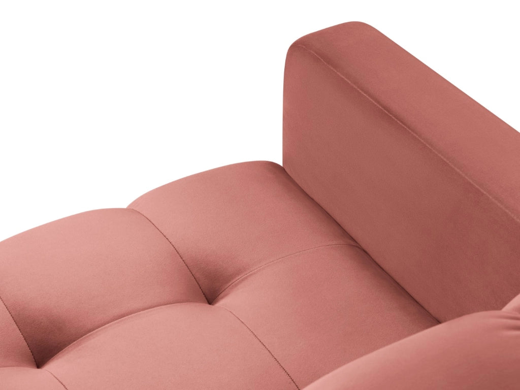 Cosmopolitan Design - Poltrona "Bali" in velluto rosa 