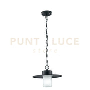 SOSPENSIONE YORK NERA 1 LUCE ATTACCO E27 IP44 30X80CM