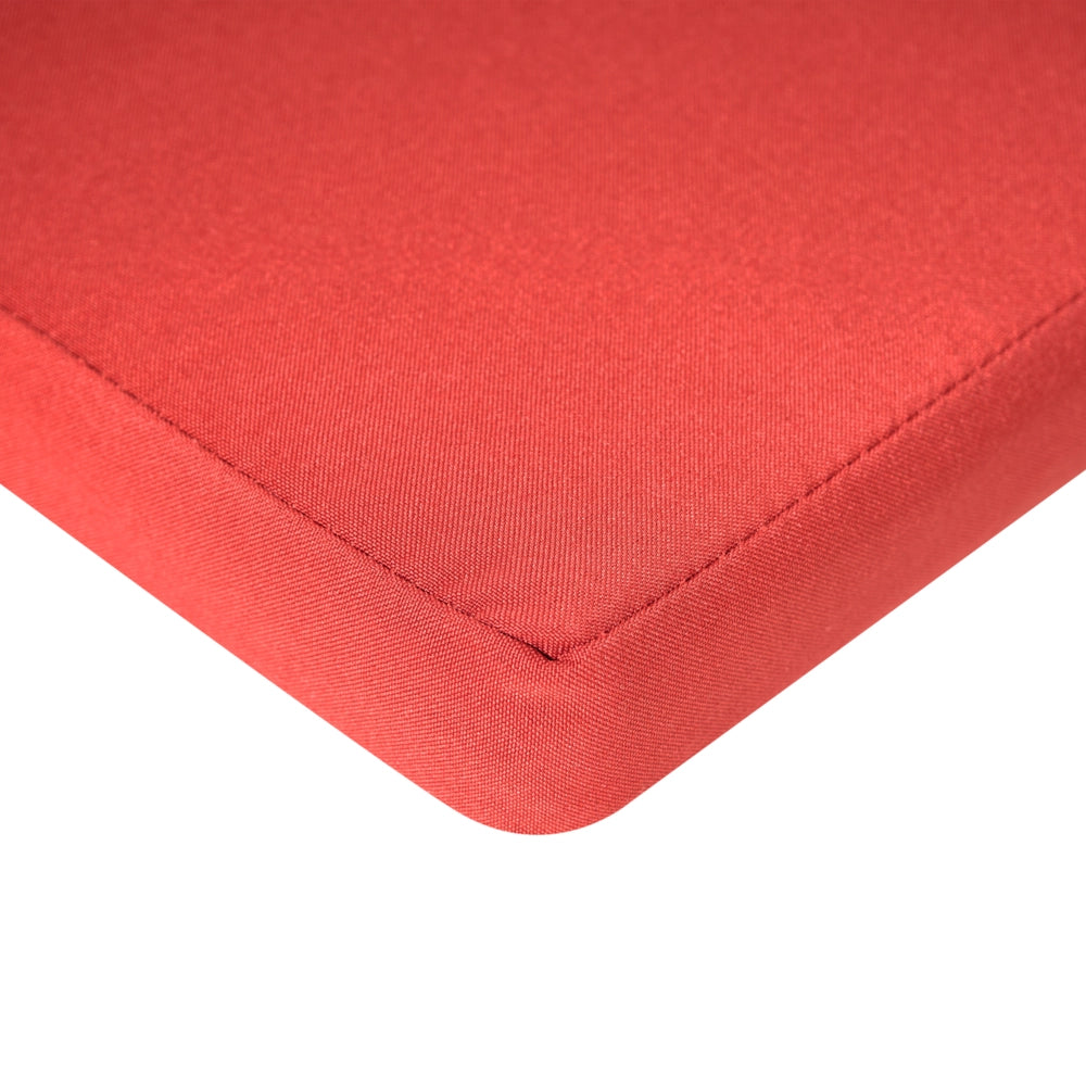Set di 6 Cuscini in Tessuto rosso da Schienale per Sedie da Giardino Toscana/Java/Amantea stile elegante
