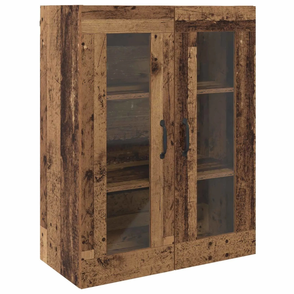 Armadi da Muro 2 pcs Legno vecchio 69,5 x 34 x 90 cm 3394536