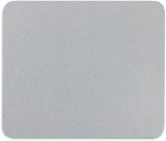 Muismat in legno 24 x 20 x 0,3 cm colore grigio chiaro