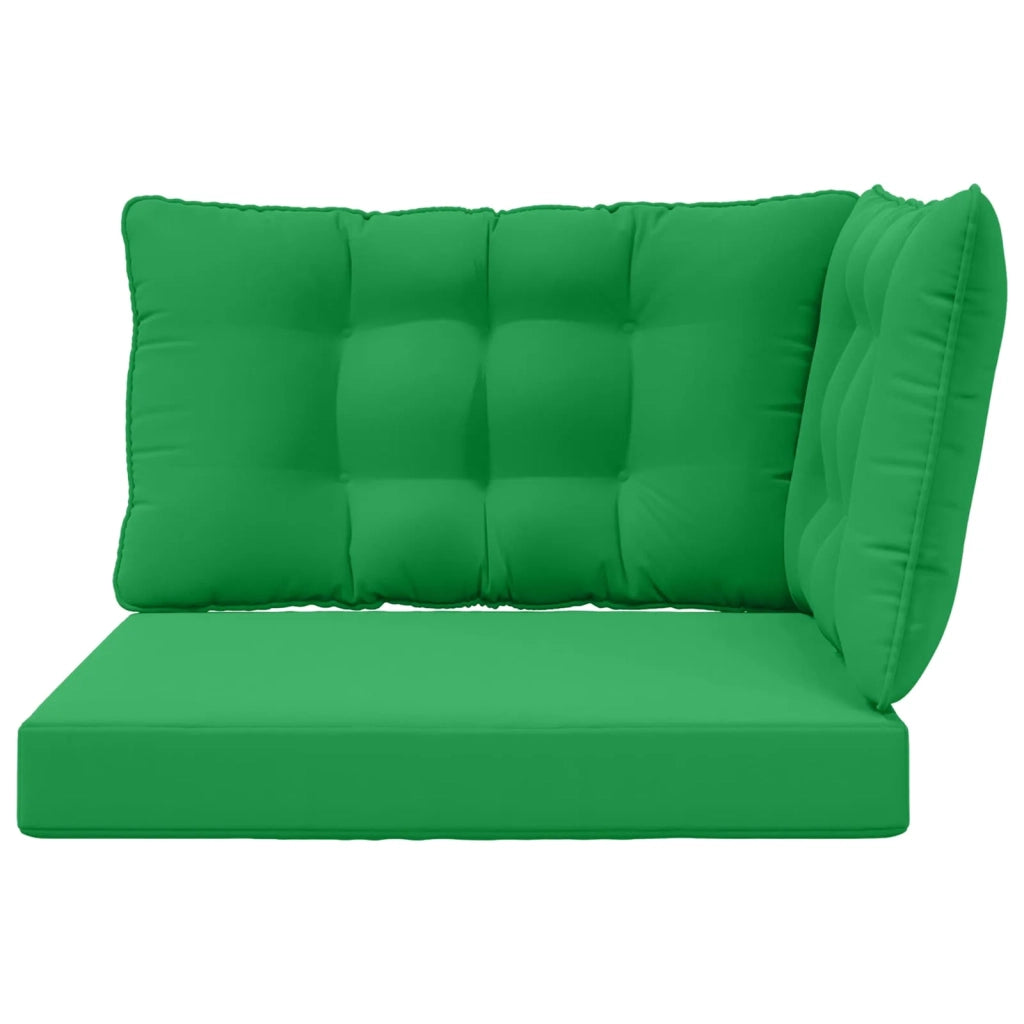 Cuscino per divano da esterno 3 pz | Cuscini per sedie Verde Poliestere