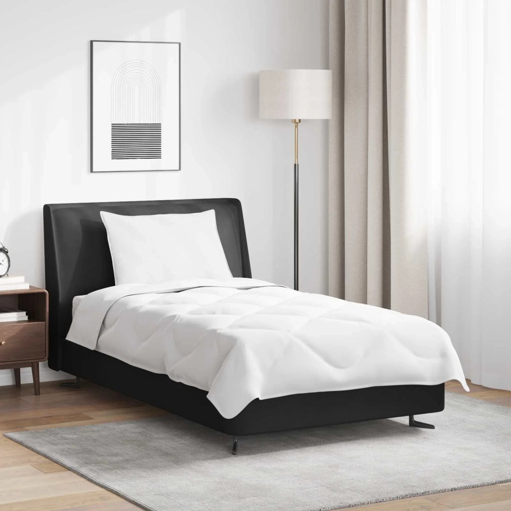 Duvet Estivo con cuscino 2 pcs Bianco Microfibra 3376446