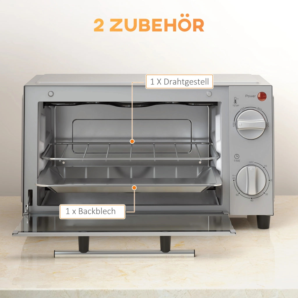 Forno Mini ¨C Minimal ¨C 9L Acciaio Inox Argento